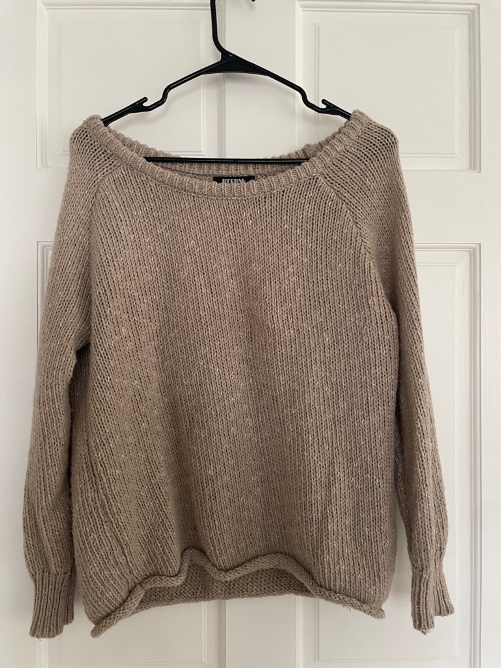 Soft Knit Taupe Women’s Sweater - Petite Sophisticate